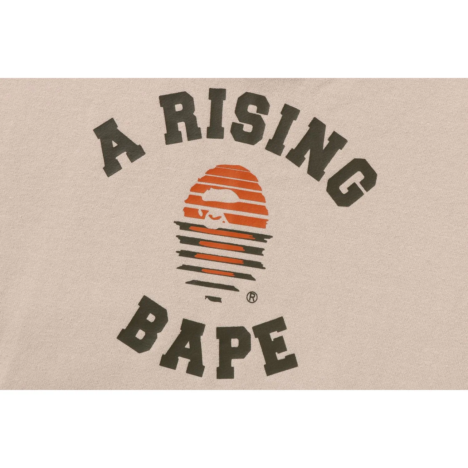 A RISING BAPE PULLOVER HOODIE RELAXED FIT MENS