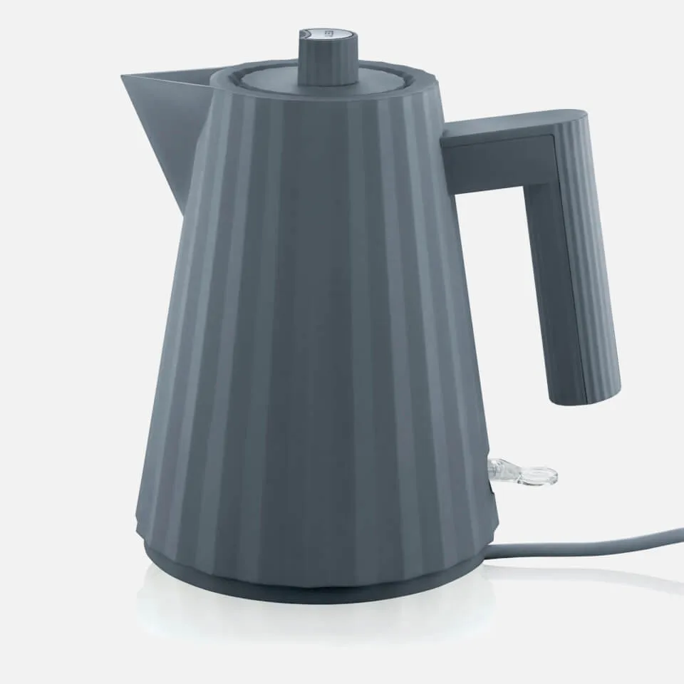 Alessi Electric Kettle - Plisse Grey - 1.7L | Coggles