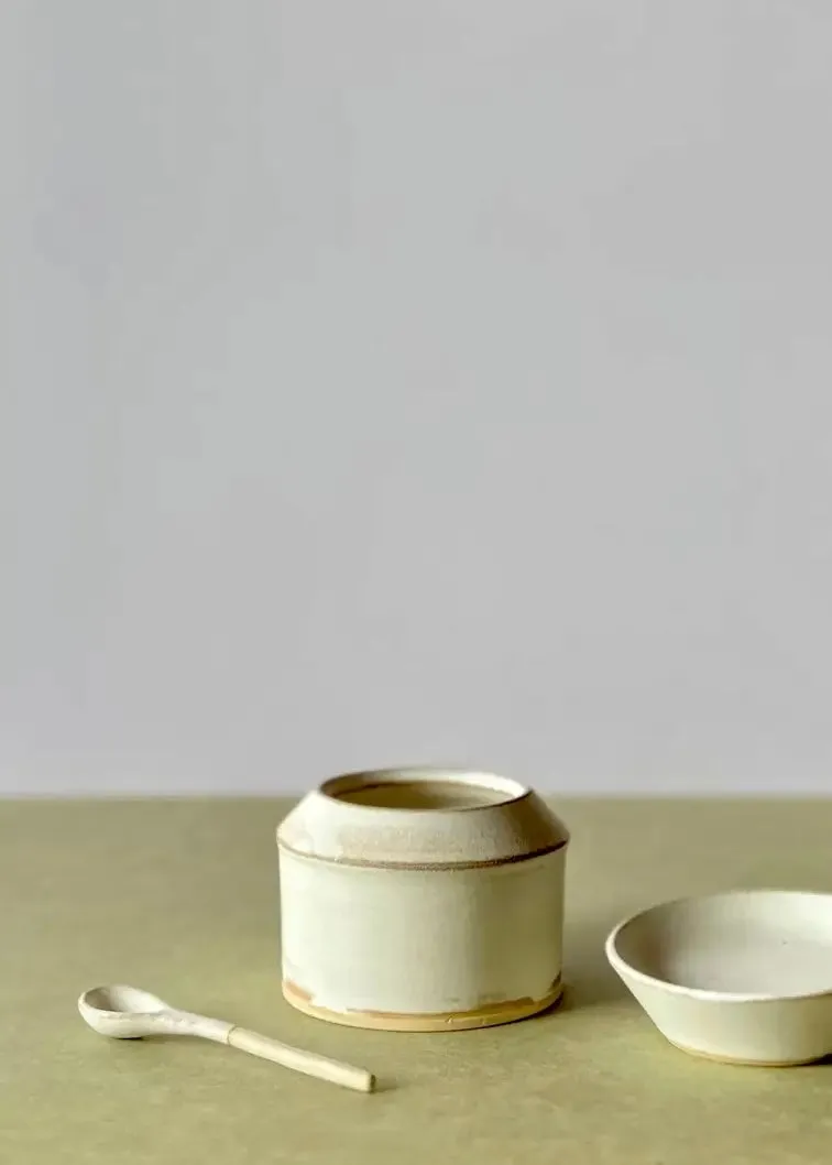 AM Ceramics | Sugar Bowl w/ Spoon