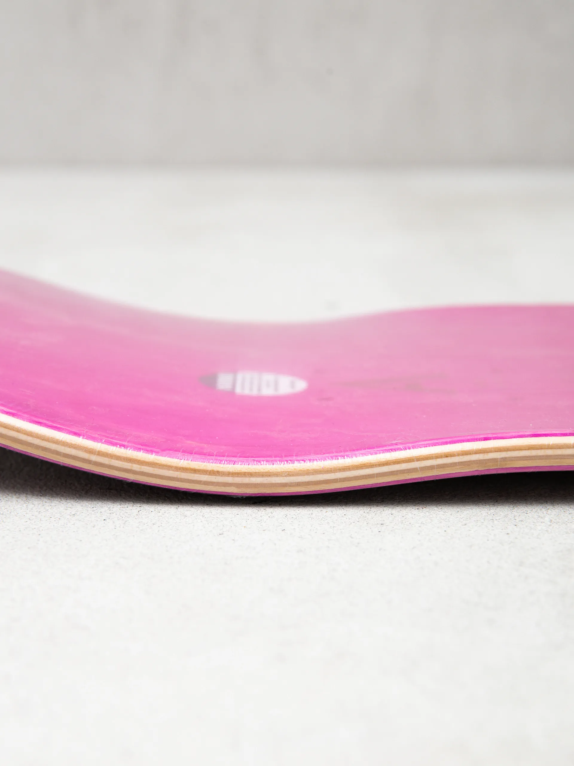 April Skateboards Logo Deck (pink/black)