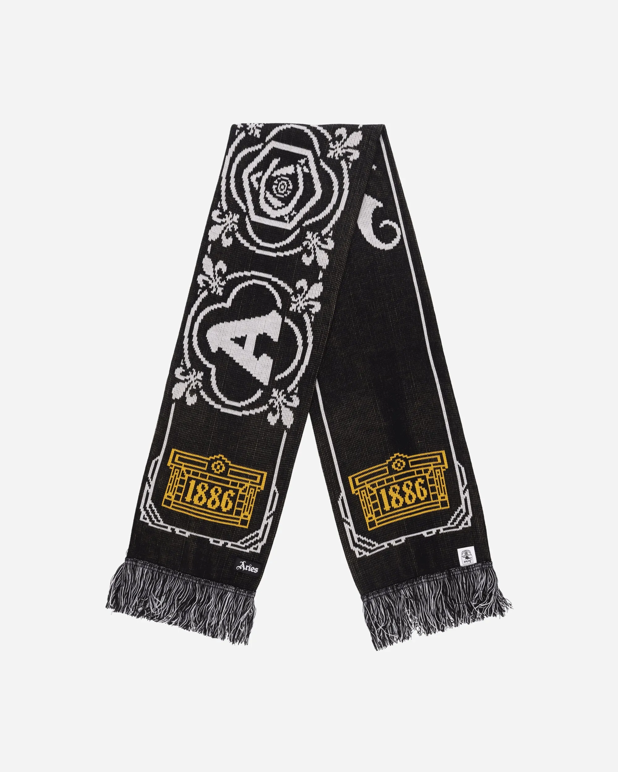 Arsenal Bust Logo Scarf Black