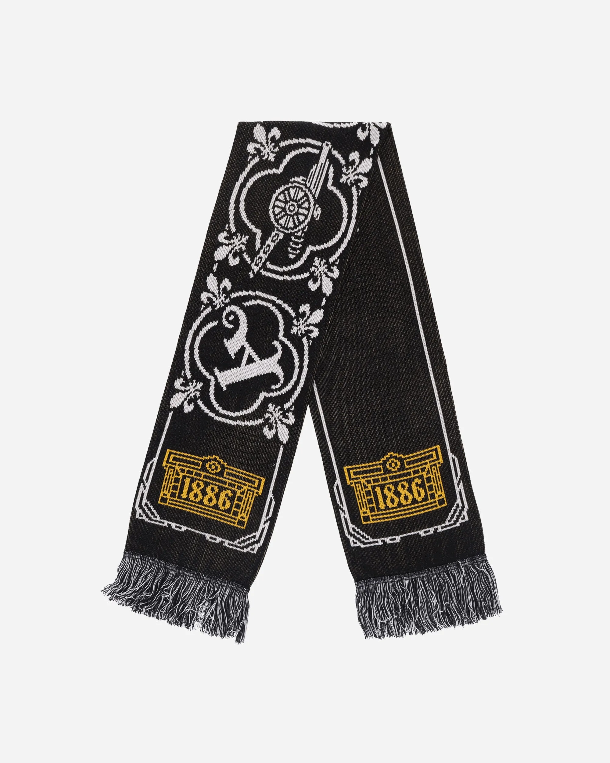 Arsenal Bust Logo Scarf Black