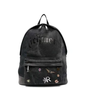 Backpack with print and logo