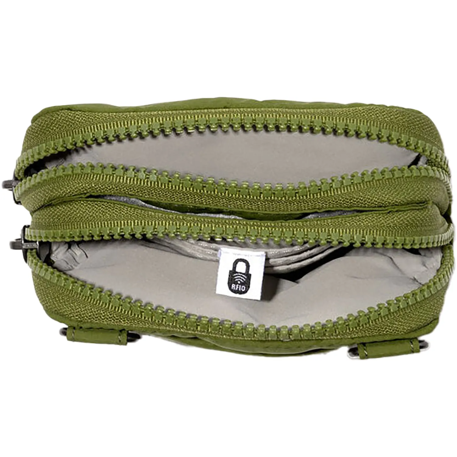 Baggallini Modern Take Two RFID Crossbody Sage Puff