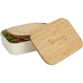 Bamboo Fiber Lunch Box with Cutting Board Lid