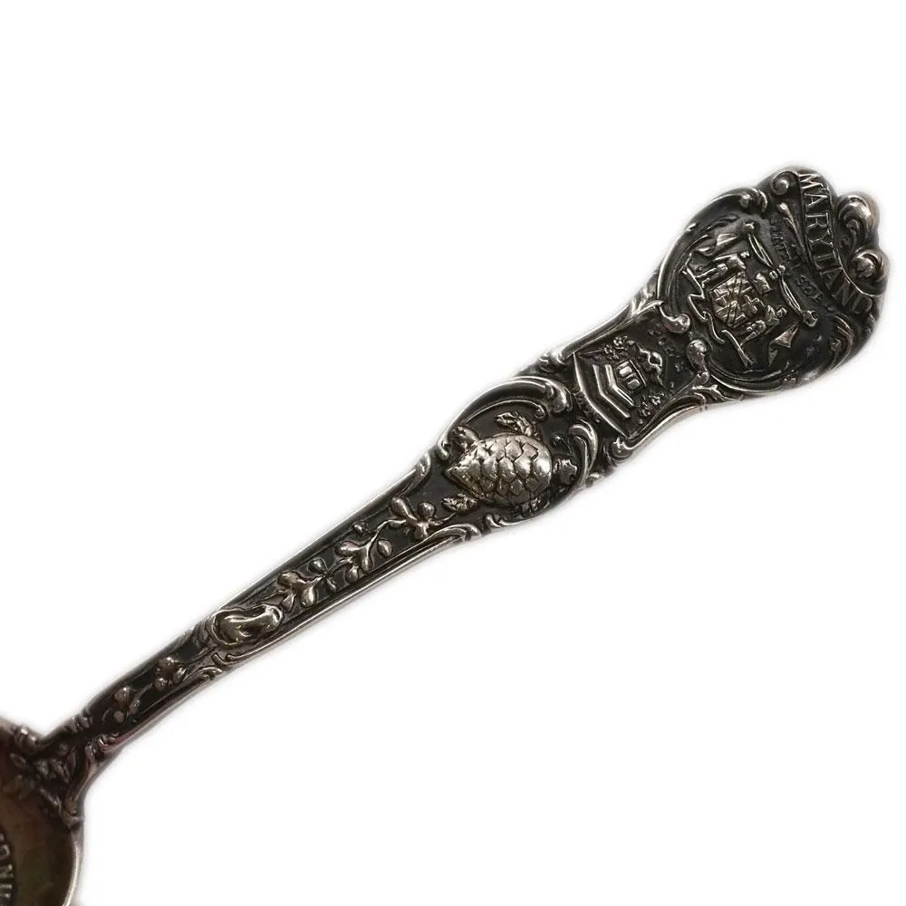 Battle Monument Baltimore Sterling Souvenir Spoon