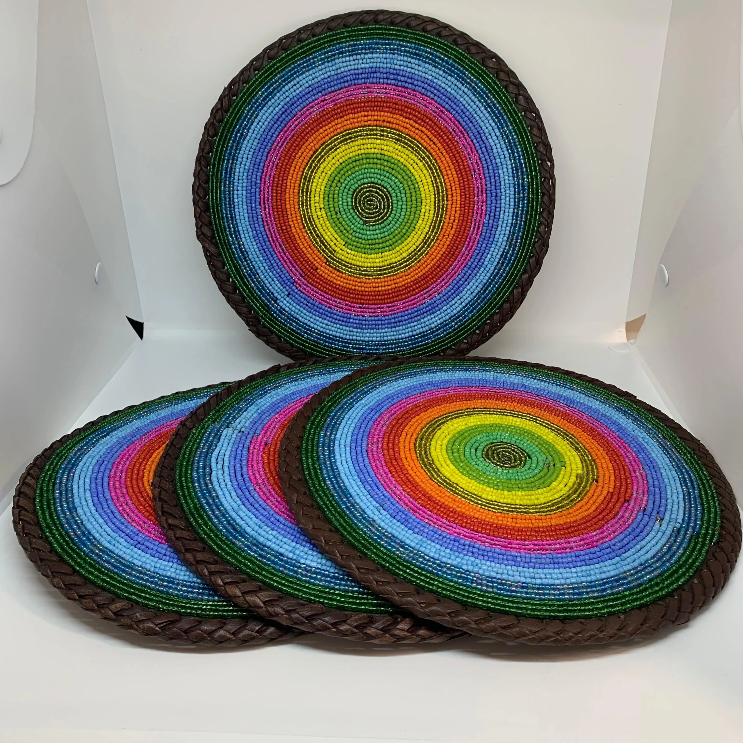 Beaded Placemats by The Kenyan Collection