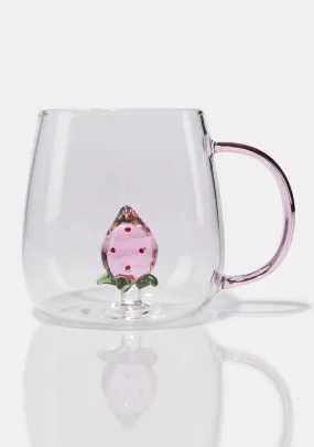 Berry Yummy Glass Mug-