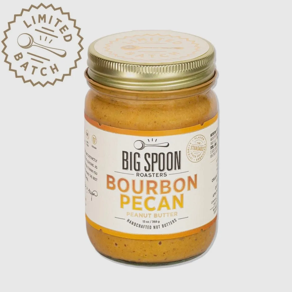 Big Spoon Roasters Bourbon Pecan Peanut Butter- 13oz