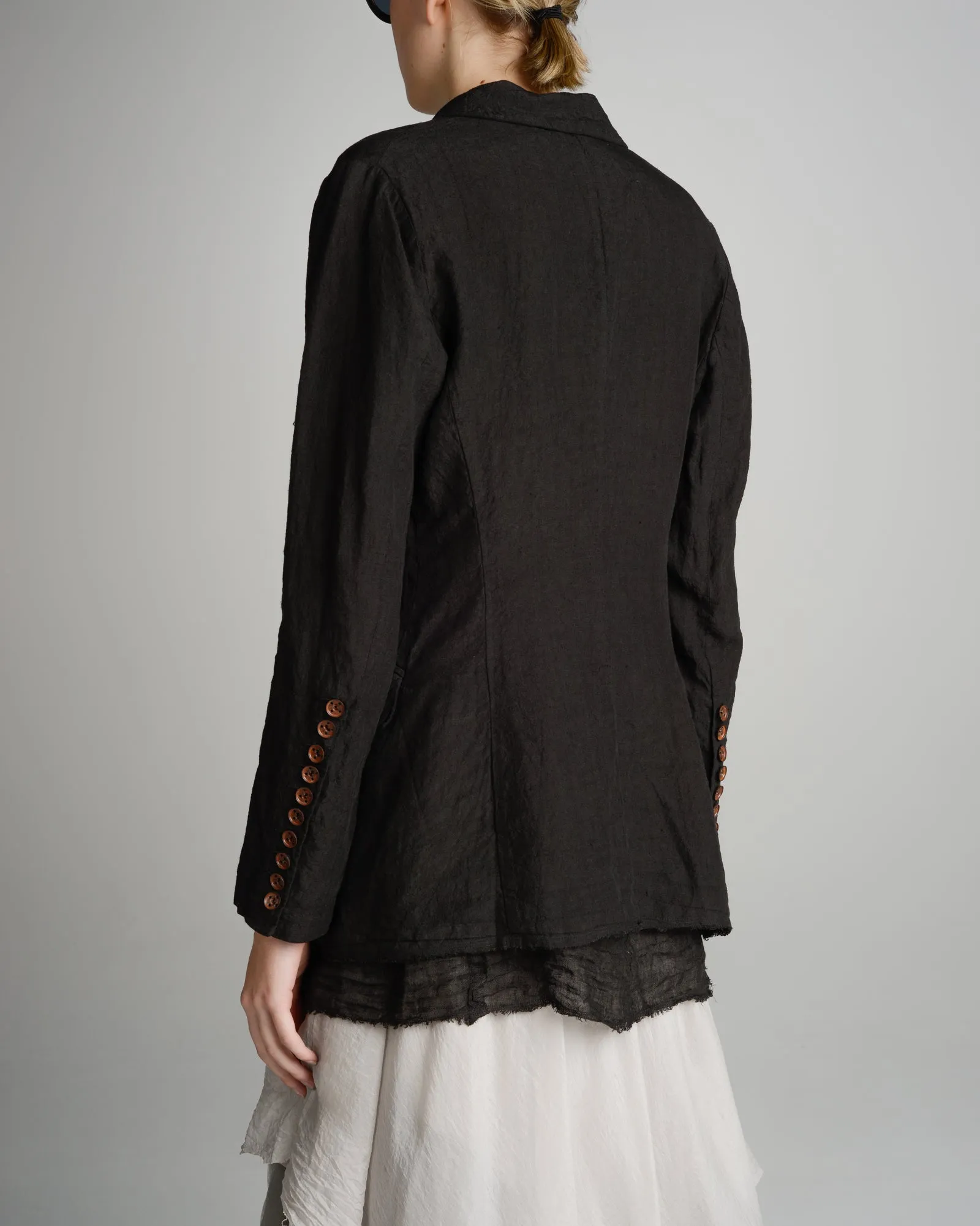 Black Linen Jacket