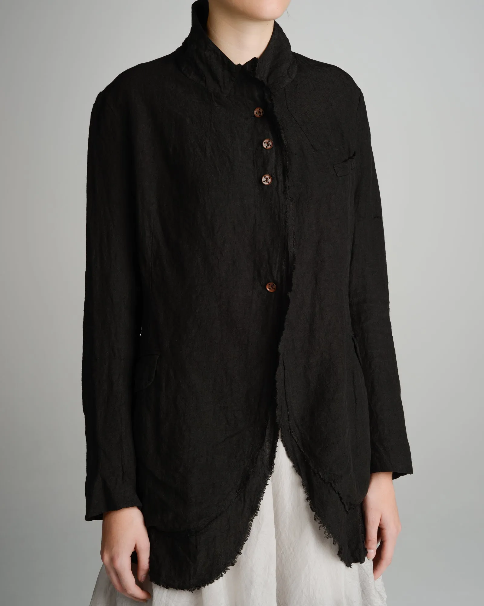 Black Linen Jacket