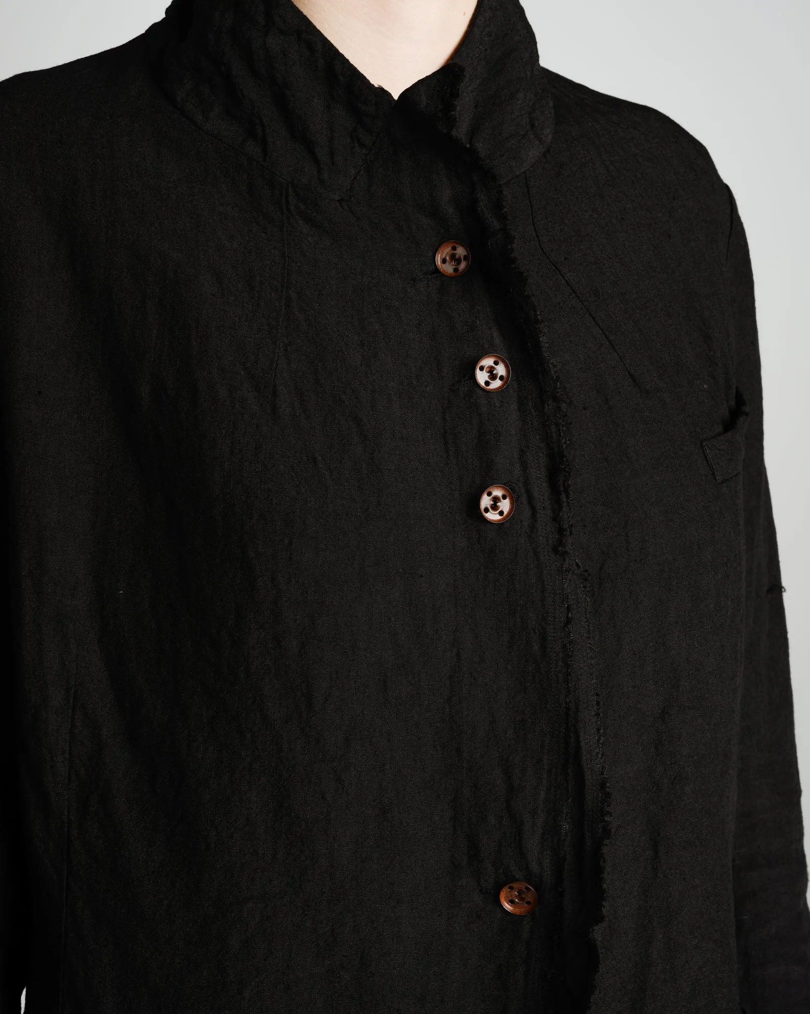 Black Linen Jacket