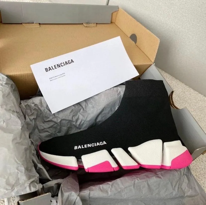 Black&Pink Runner Sneakers