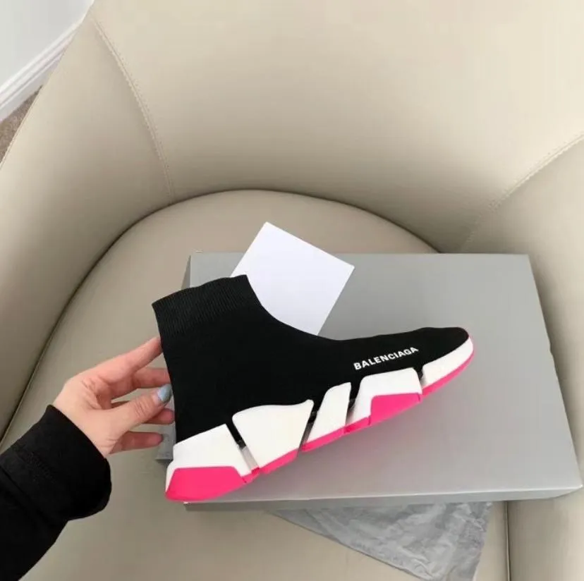 Black&Pink Runner Sneakers