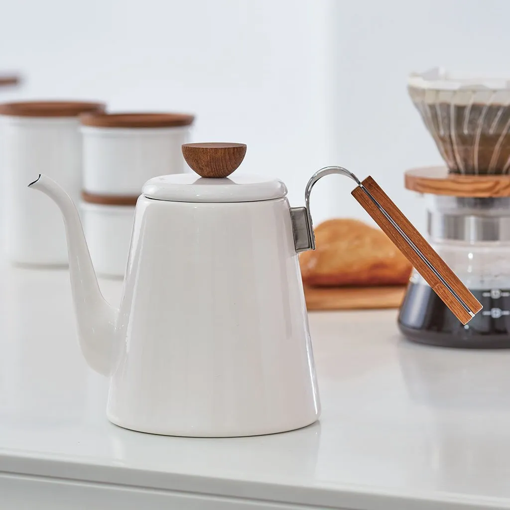 Bona Coffee Enamel Drip Kettle