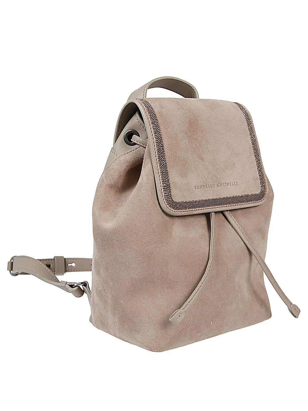 Brunello Cucinelli    Brunello Cucinelli Suede Backpack