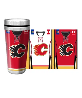 CALGARY FLAMES 16oz JERSEY TRAVEL MUG