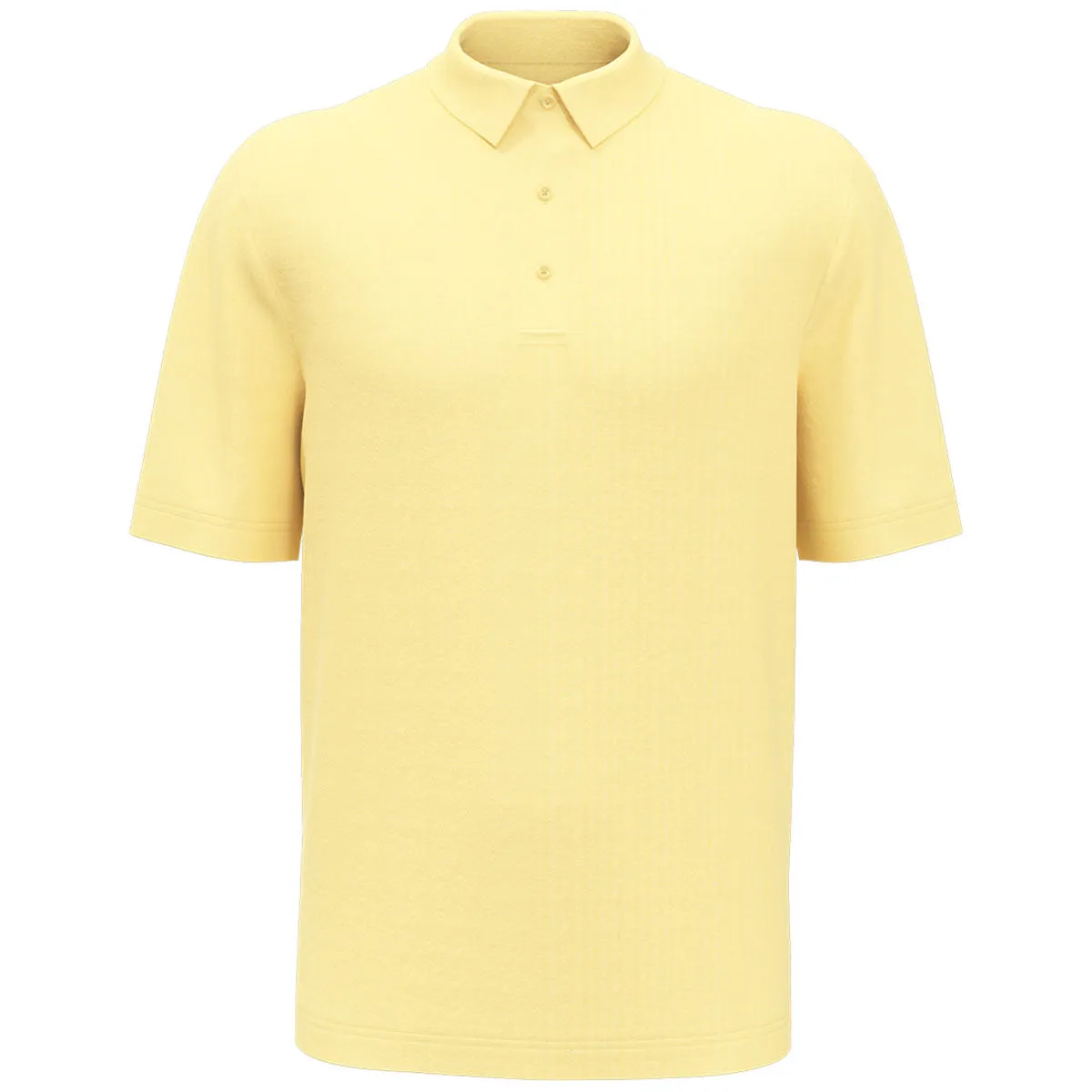 Callaway Men's Banana Cream Micro Texture Polo