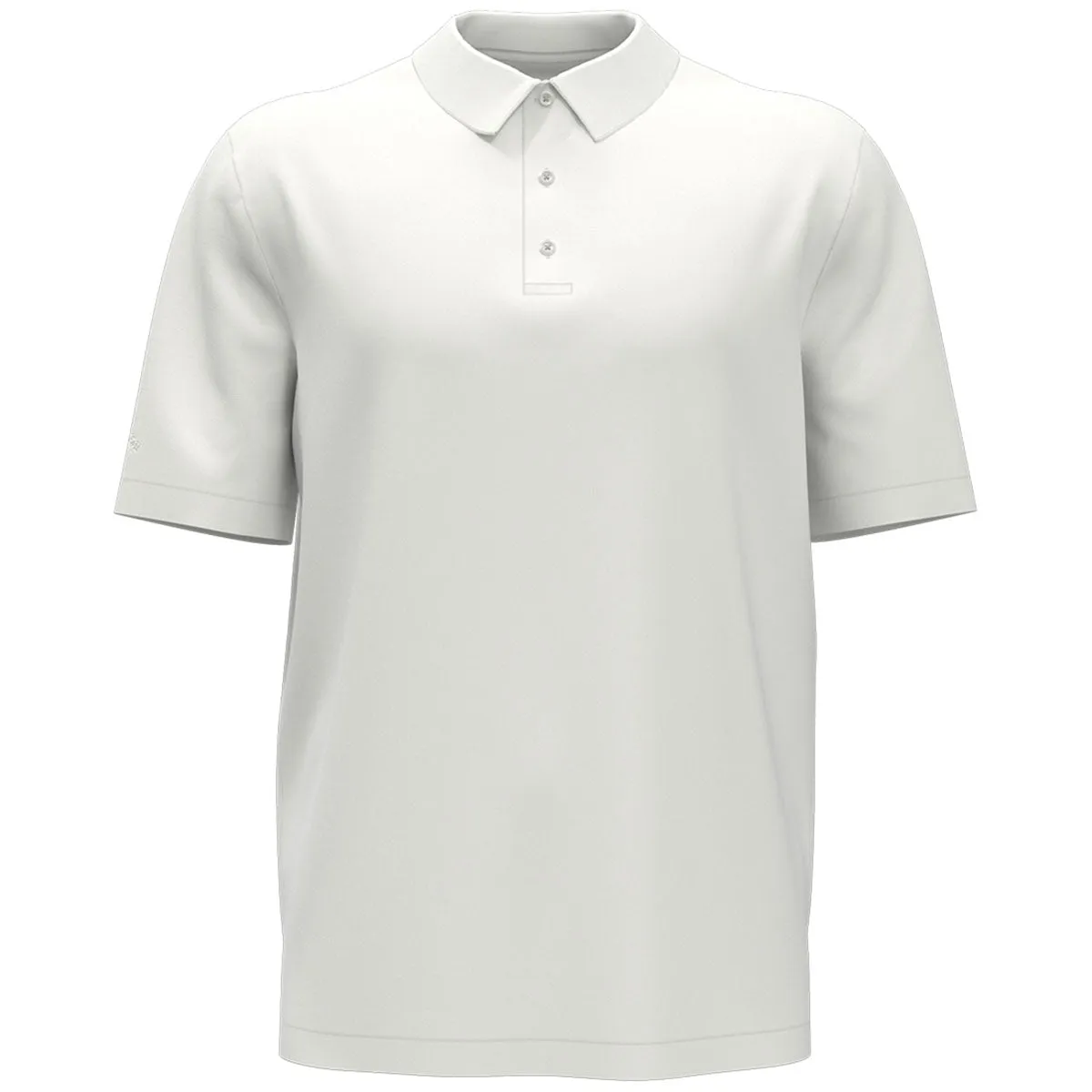 Callaway Men's White Eco Horizontal Textured Polo