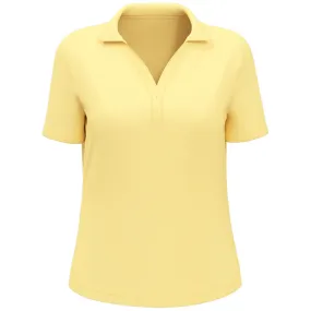 Callaway Women's Banana Cream Micro Texture Polo