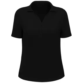 Callaway Women's Black Micro Texture Polo