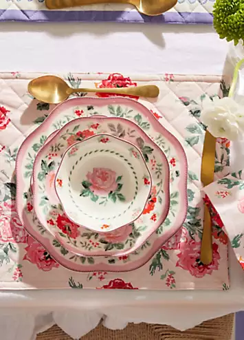 Cath Kidston Archive Rose Set of 2 Cotton Placemats | Kaleidoscope