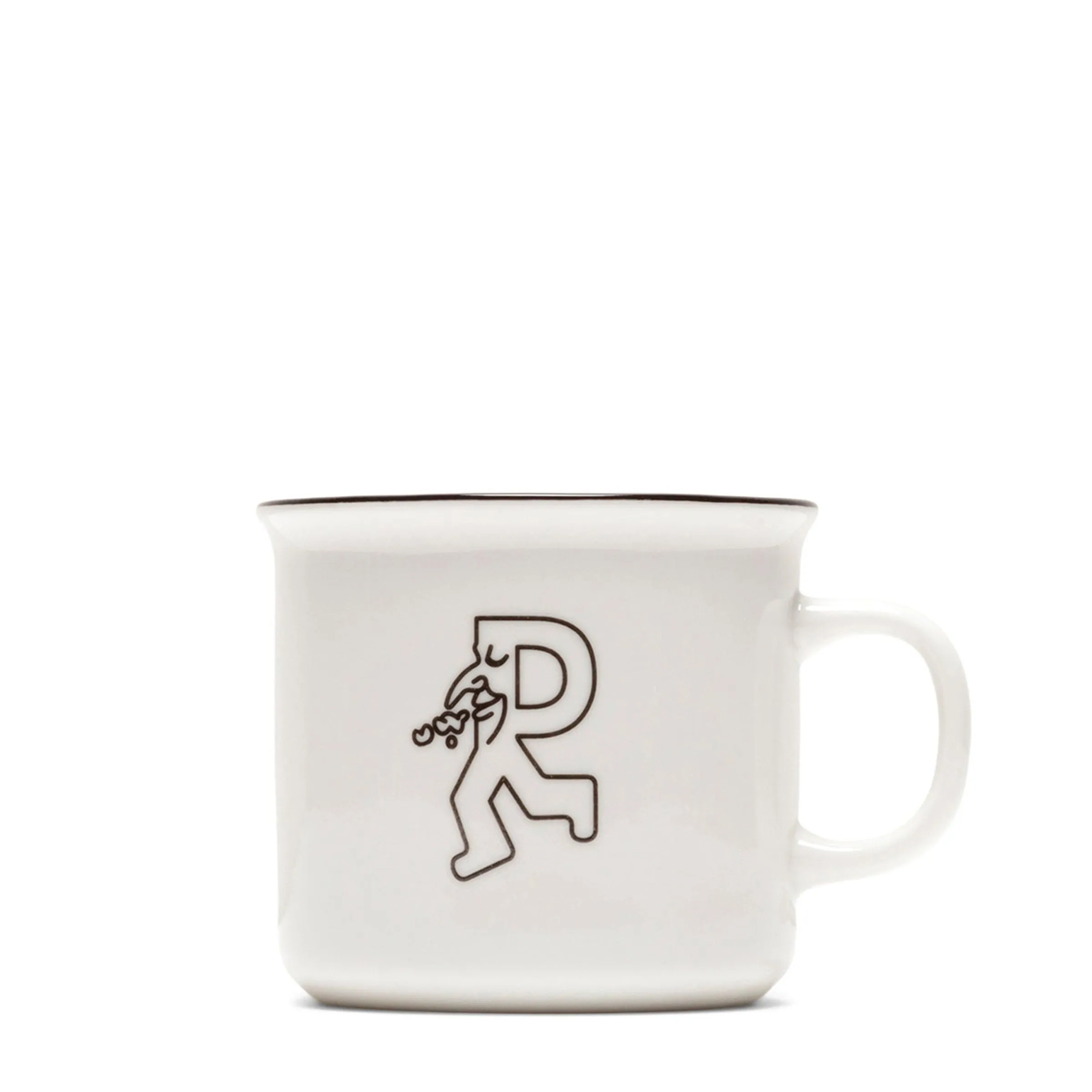 CERAMIC MUG WHITE/BLACK | Bodega