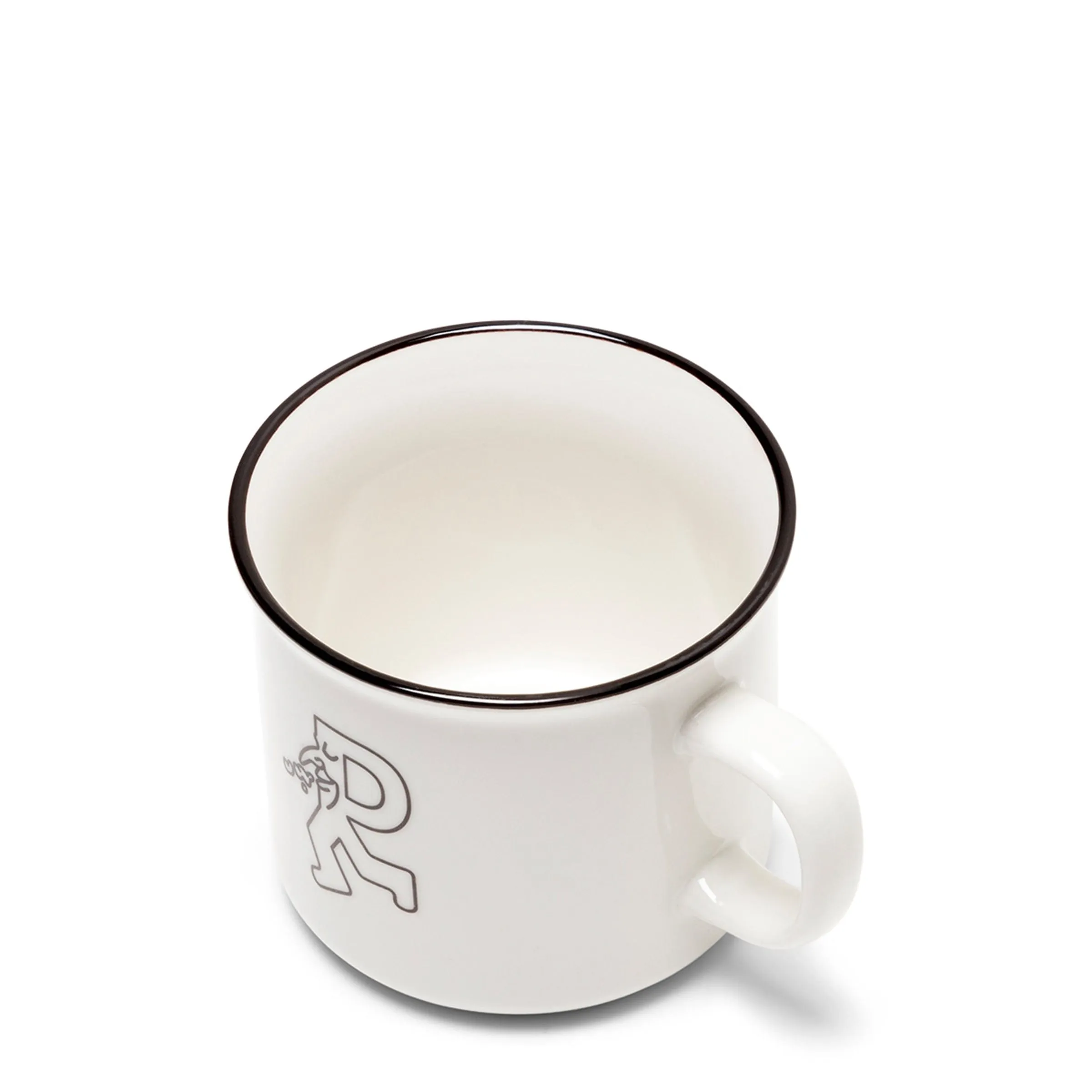 CERAMIC MUG WHITE/BLACK | Bodega