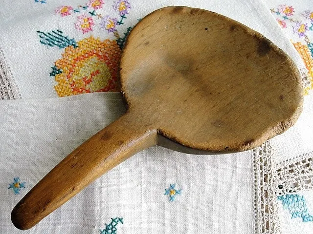 CHARMING French Farmhouse Kitchen Tool,Rustic Wooden Spoon,Primitive Wooden Spoon,Handcarved Wood Utensil, French Country,kitche