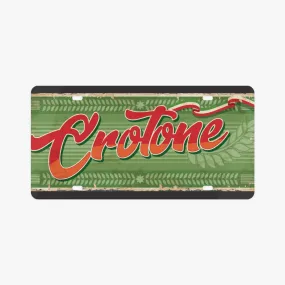 Crotone License Plate Italian Style