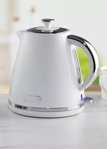 Daewoo Stirling 1.7L 3Kw Pyramid Kettle - White | Kaleidoscope