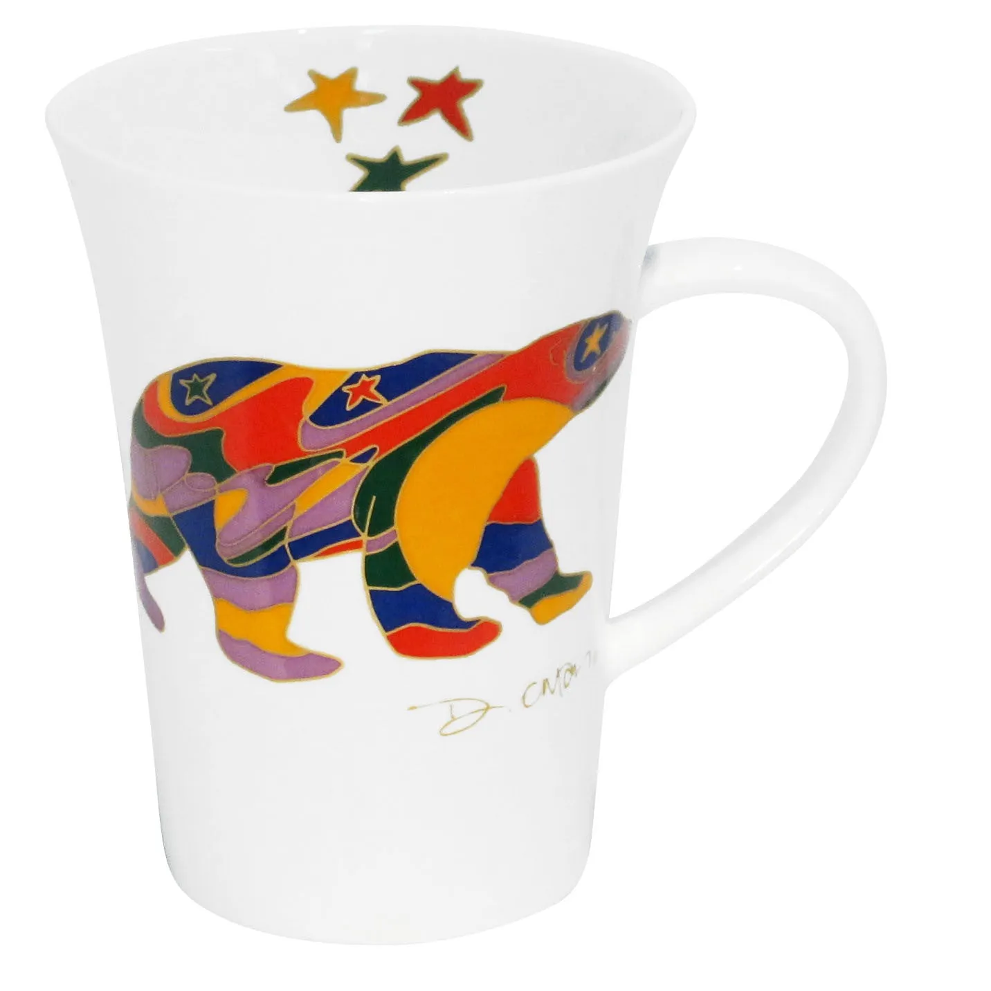 Dawn Oman Alpha Bear Porcelain Mug