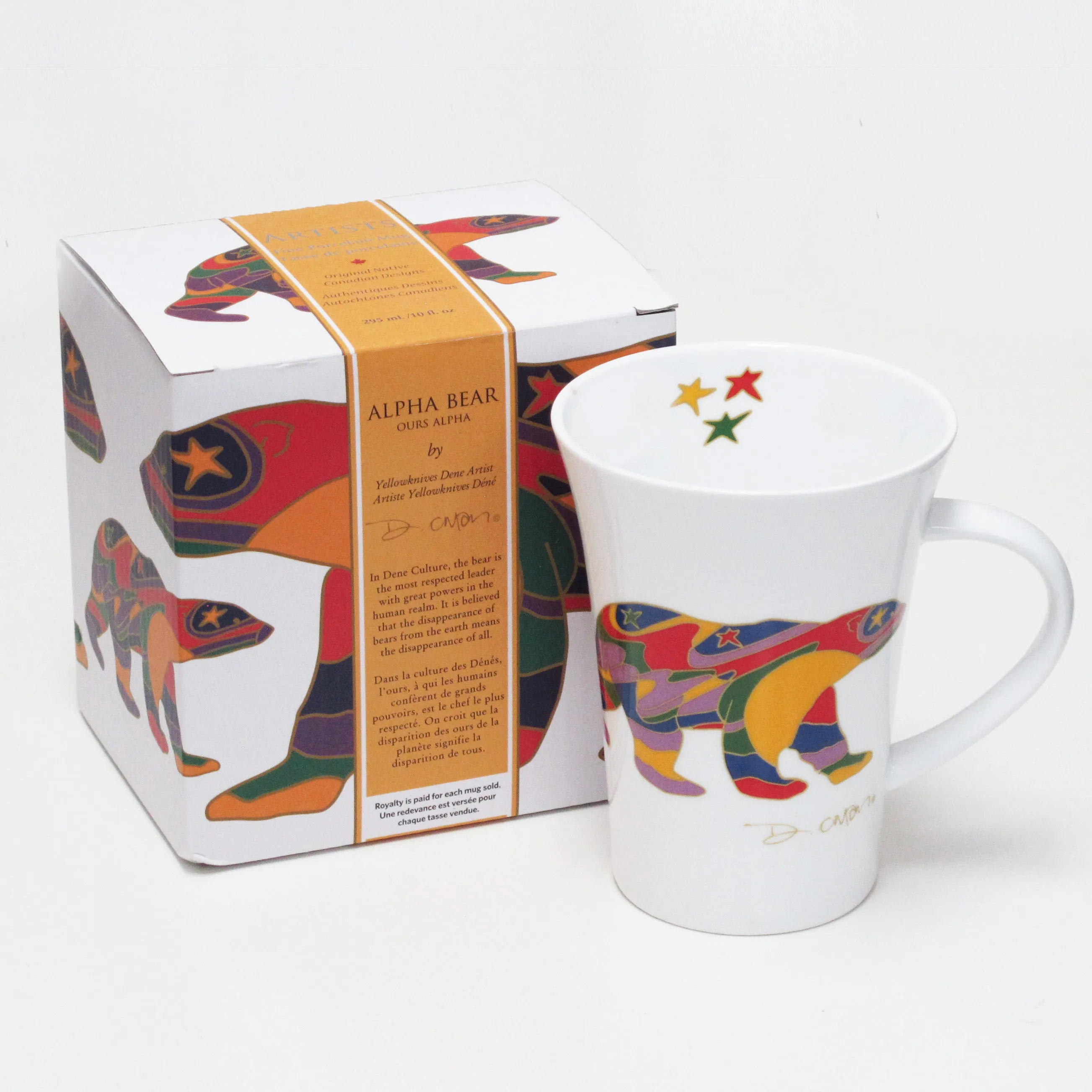 Dawn Oman Alpha Bear Porcelain Mug