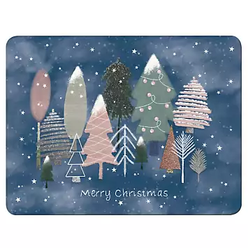 Denby Christmas Trees Placemats Set of 6 | Kaleidoscope