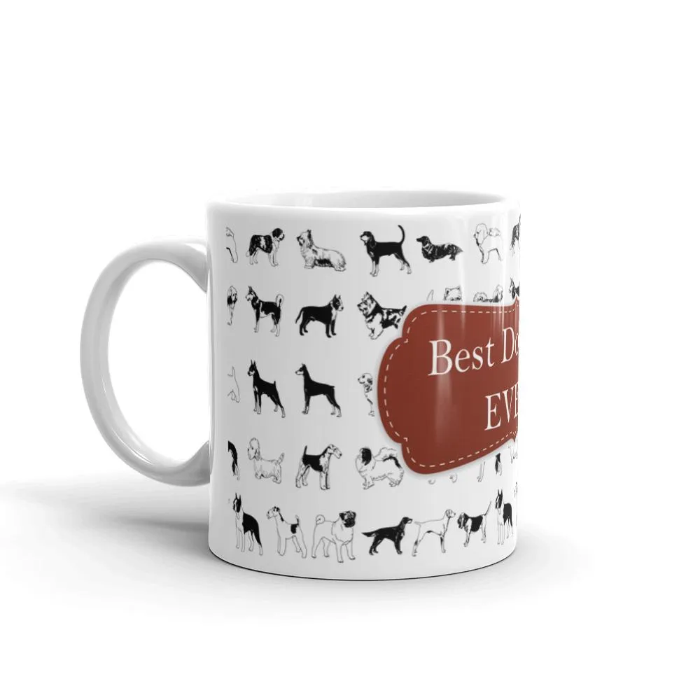 Dog Dad Red Coffee Mug