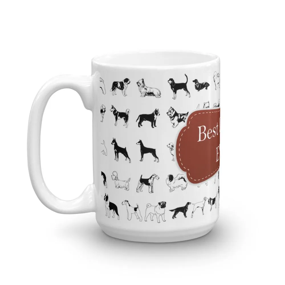 Dog Dad Red Coffee Mug