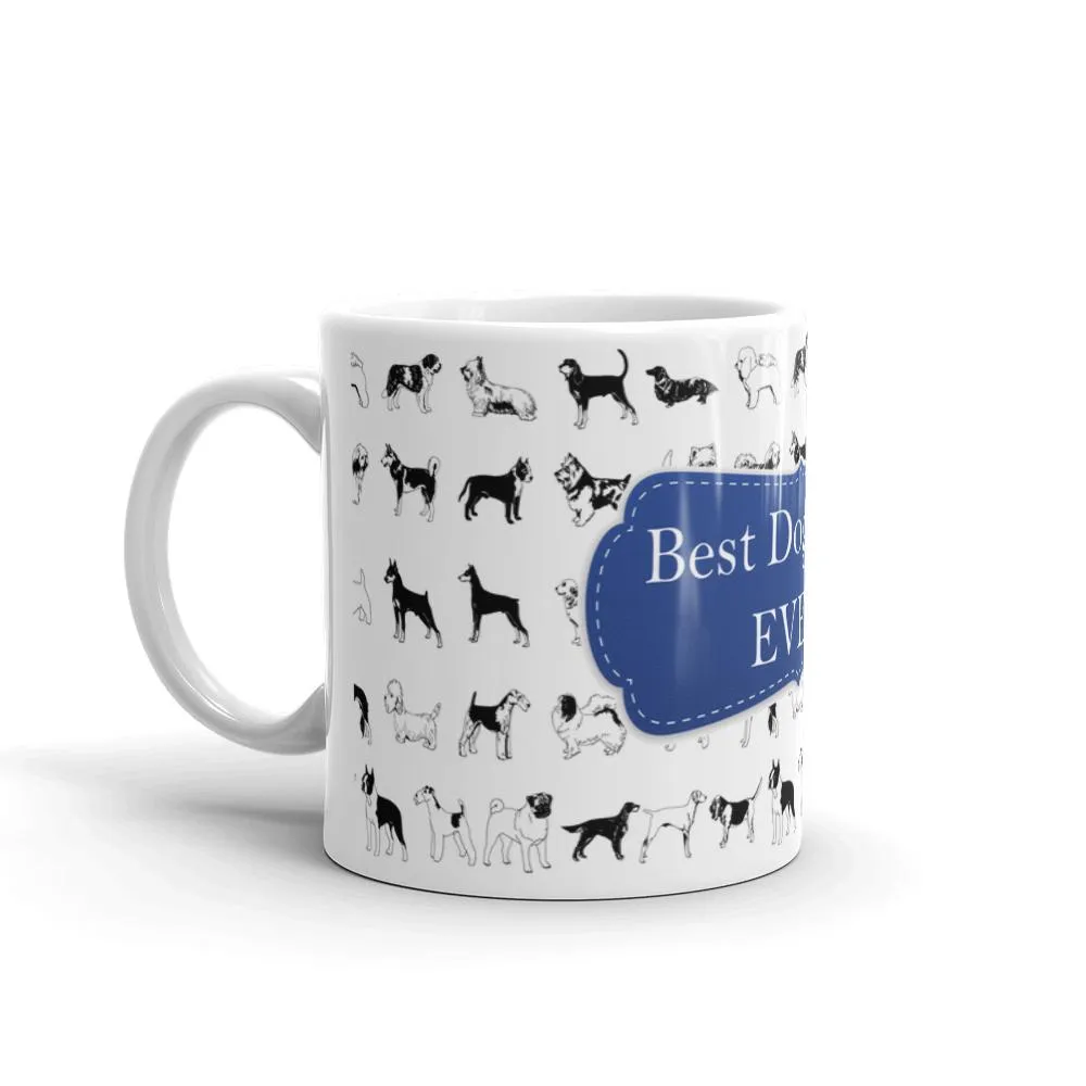 Dog Mom Blue Coffee Mug