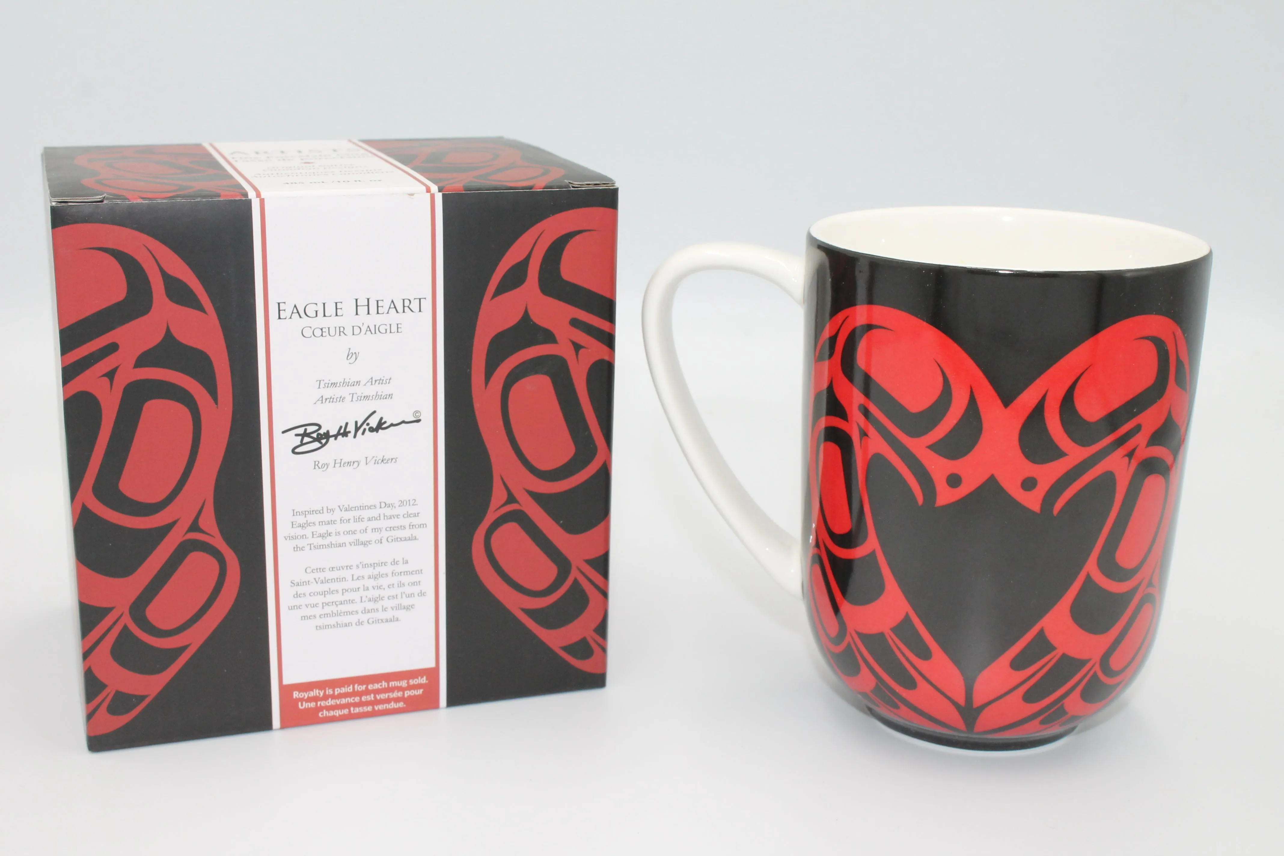 Eagle Heart Fine Porcelain Mug