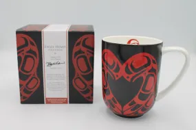 Eagle Heart Fine Porcelain Mug