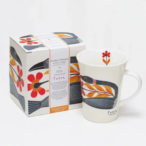 Floral Passage Porcelain Mug by Kenojuak Ashevak