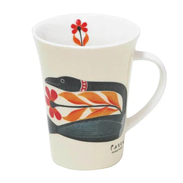 Floral Passage Porcelain Mug by Kenojuak Ashevak