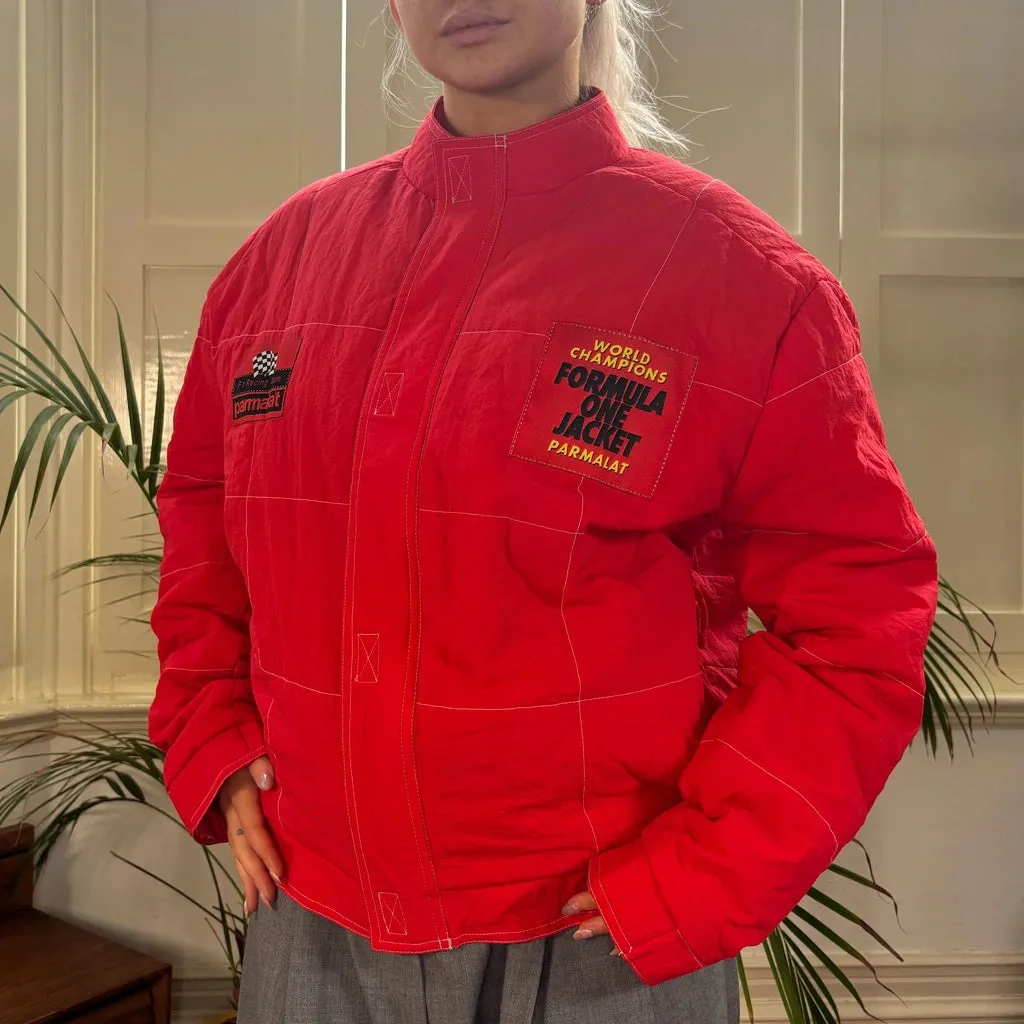 Formula 1 Parmalat Jacket - Medium Red Nylon