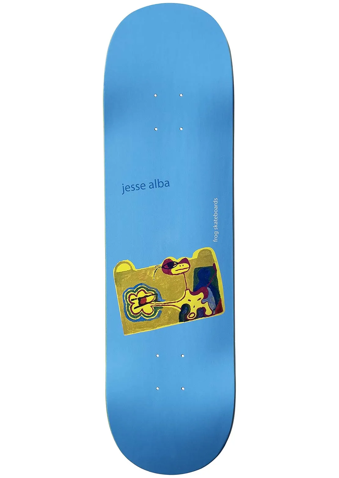 Frog Painting Jesse Alba Skateboard Deck