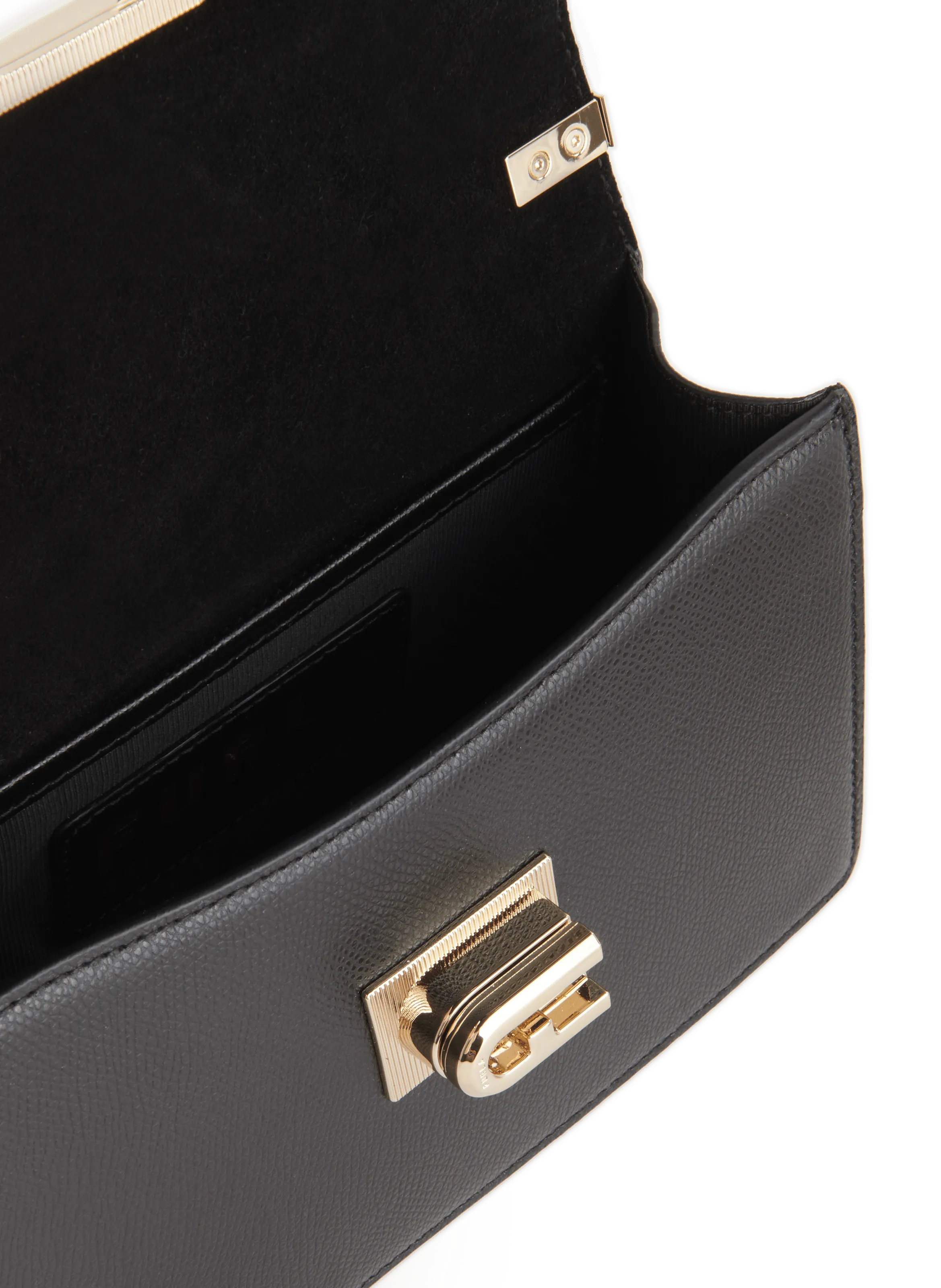 FURLA  BAFK leather shoulder bag - Black