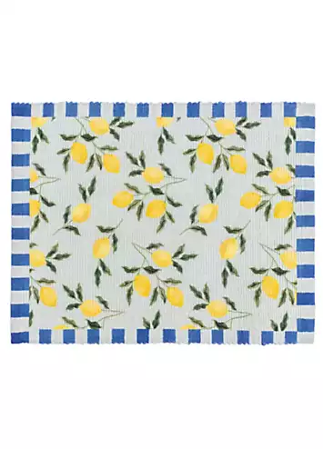 furn. Lemons Set of 4 Table Placemats | Kaleidoscope