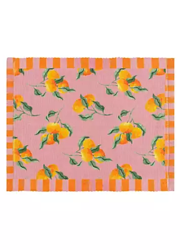 furn. Oranges Set of 4 Table Placemats | Kaleidoscope