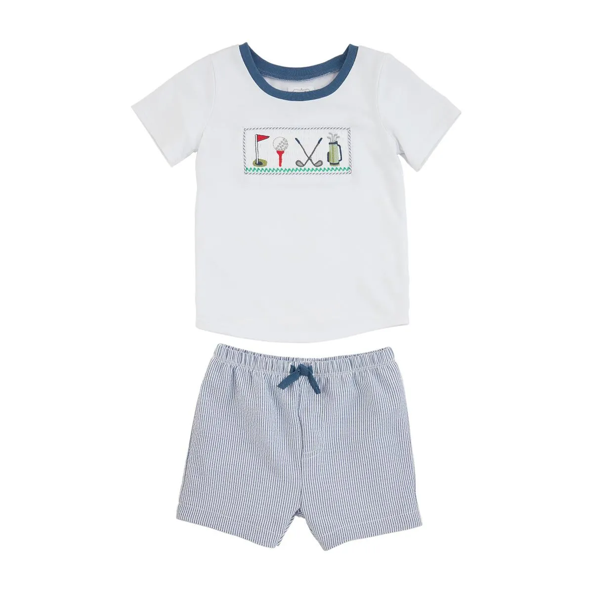 Golf Smocked Short Set