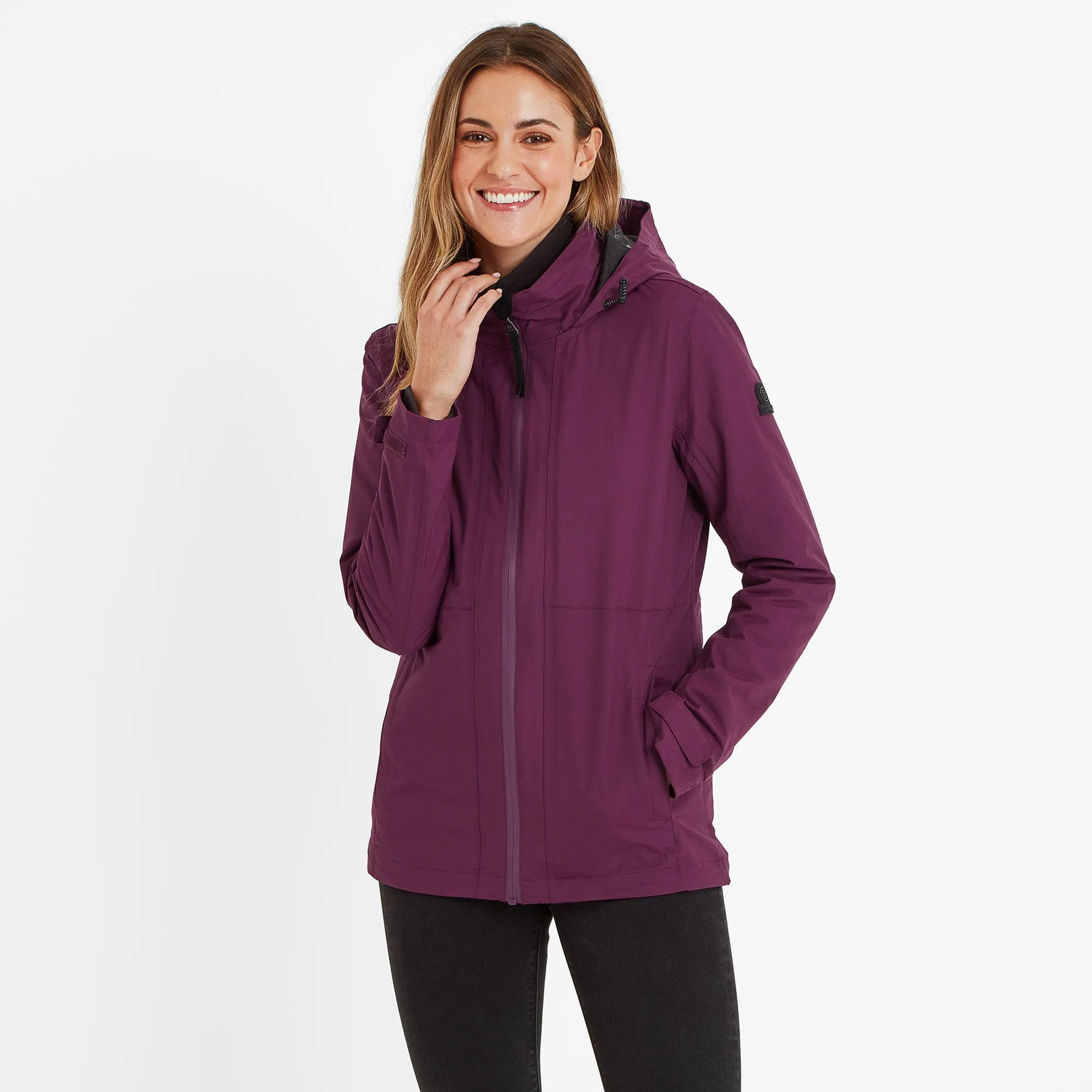 Gribton Womens Waterproof Jacket - Dark Purple