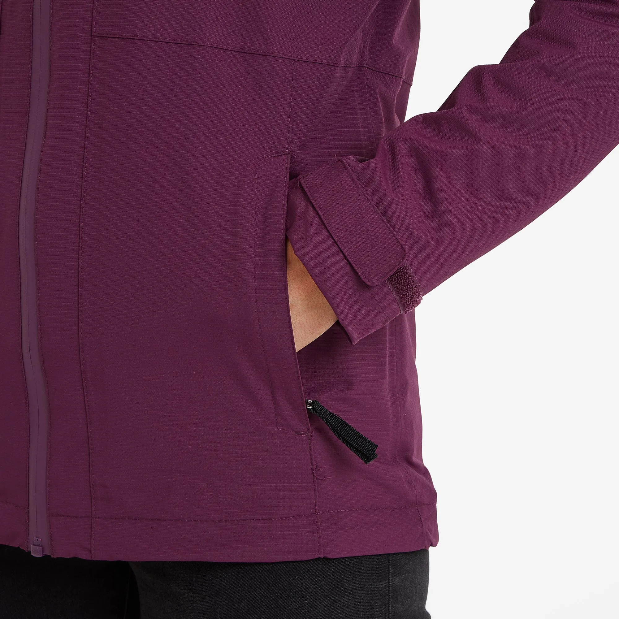 Gribton Womens Waterproof Jacket - Dark Purple