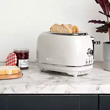 Haden Heritage Ivory Twin Pack -1.7L Kettle & 2 Slice Toaster | Kaleidoscope